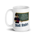 Dad Rules Coffee Cup